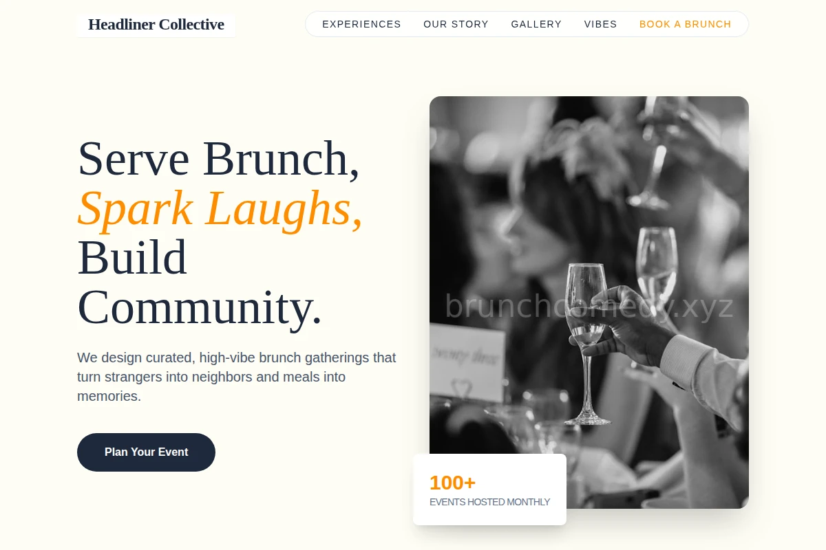 BrunchVibes Event Planning
