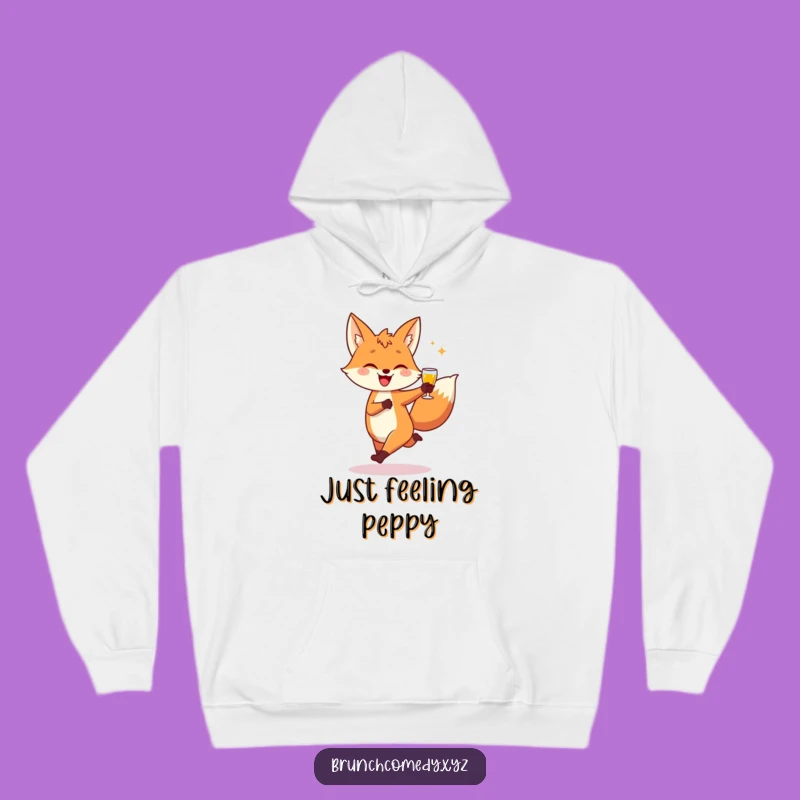 Cozy Funny Fox Toast Hoodie - Warm Character Apparel Gift