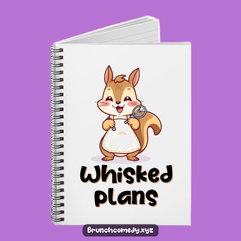 Funny Squirrel Baking Notebook - For All Your Recipes
